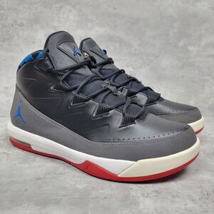 Nike Air Jordan Mens Basketball Shoes Size 11.5 Deluxe Nothing But Net Red Blue